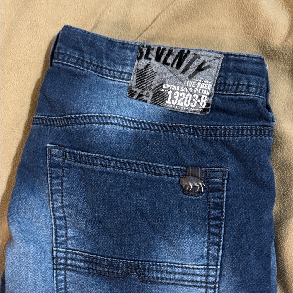 David Bitton Buffalo Jeans Indigo Men's Stretchy Comfy